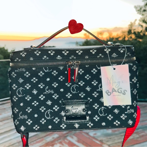 Louboutin: Loubinthesky Kypipouch Calfskin Messenger Tote Crossbody Bag - Picture 17 of 17